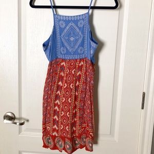 Altar’d State Colorful Embroidered Dress (size: S)